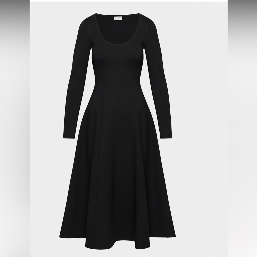 Elegant Black Long Sleeve Dress